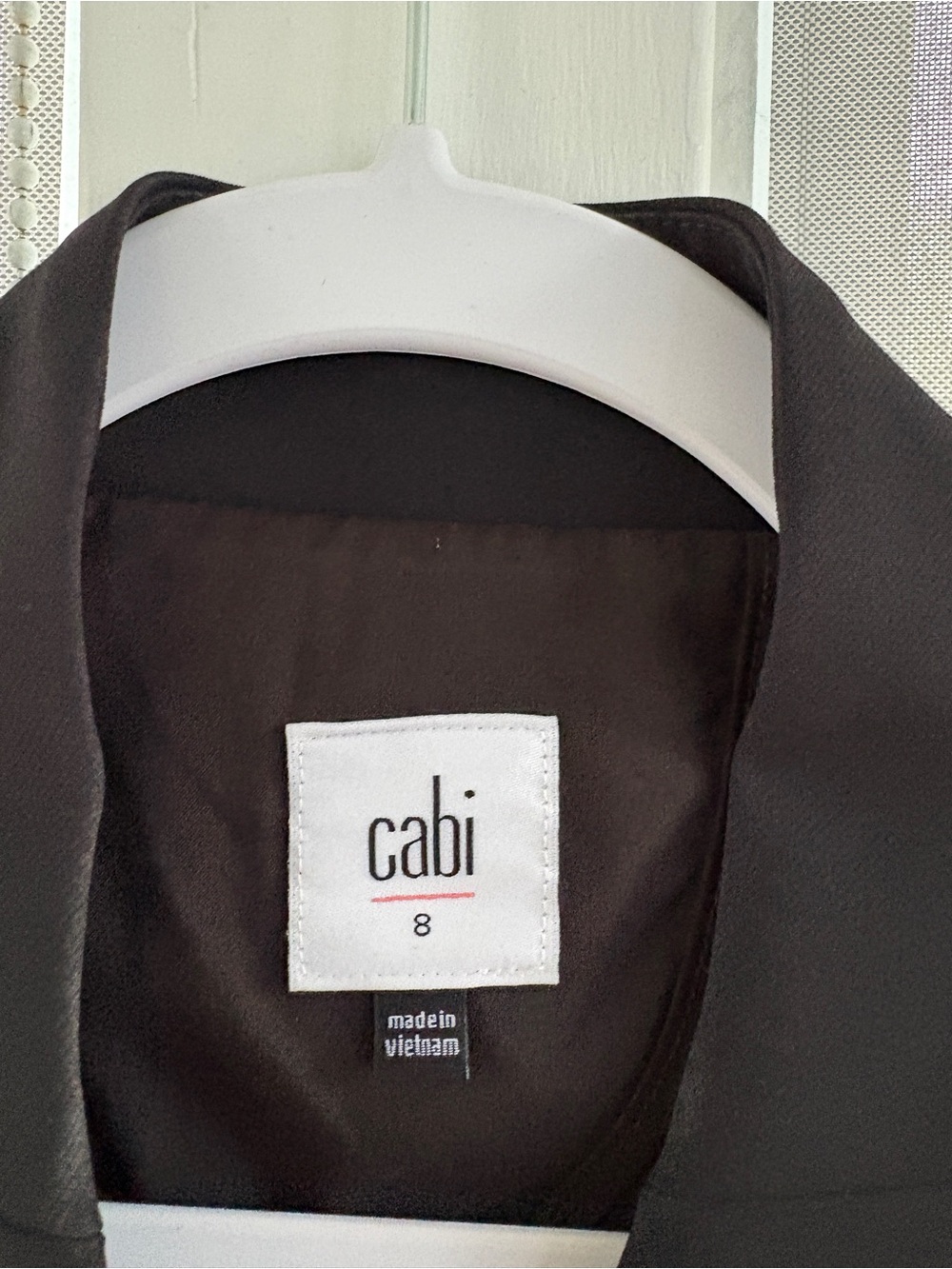 Cabi Black Single-Button Women's Blazer Coat - Picture 2 of 3